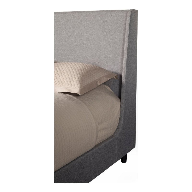 Amber Bed, Grey Linen - FCHF CITY