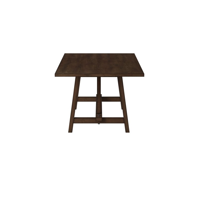 Arendal Trestle Dining Table, Burnished Dark Oak - FCHF CITY