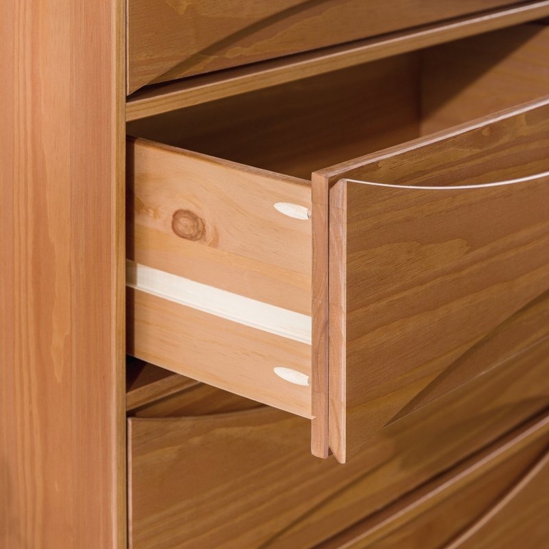 Arlo Solid Wood Mid - Century Modern Chest - FCHF CITY