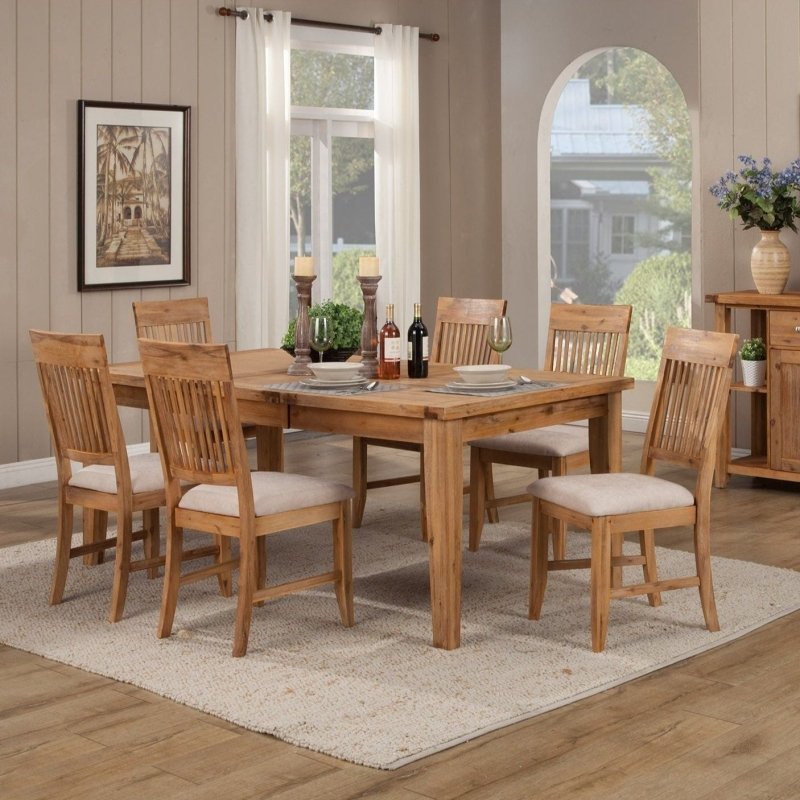 Aspen Extension Dining Table, Antique Natural - FCHF CITY