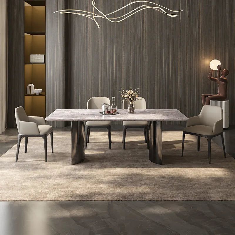 Athens Marble Dining Table and Chair Set - FCHF CITY