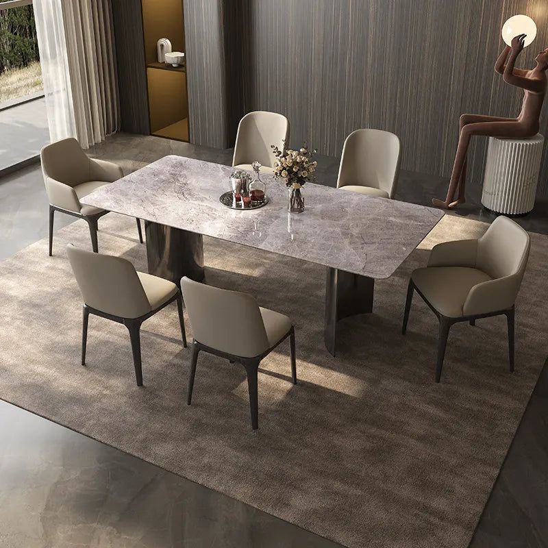 Athens Marble Dining Table and Chair Set - FCHF CITY