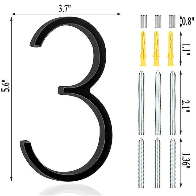 Atkins Exterior House Numbers - FCHF CITY