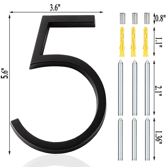 Atkins Exterior House Numbers - FCHF CITY