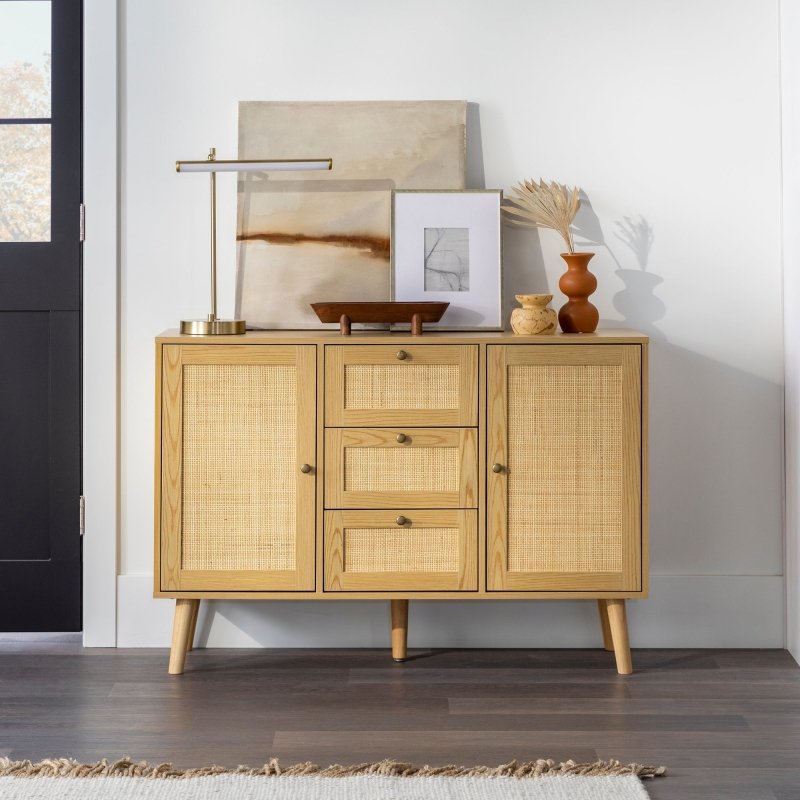 Avery Boho Rattan Buffet Sideboard - FCHF CITY
