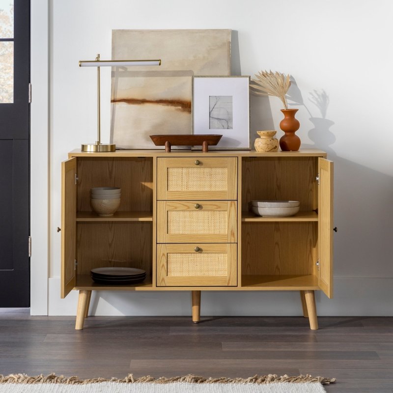 Avery Boho Rattan Buffet Sideboard - FCHF CITY