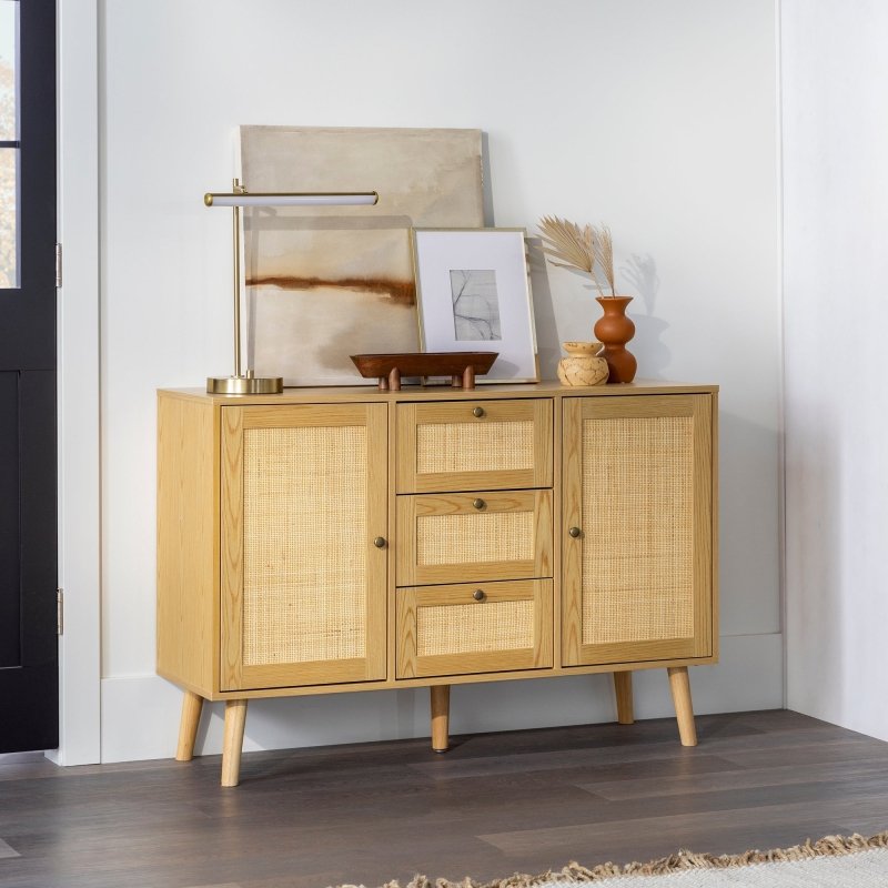 Avery Boho Rattan Buffet Sideboard - FCHF CITY