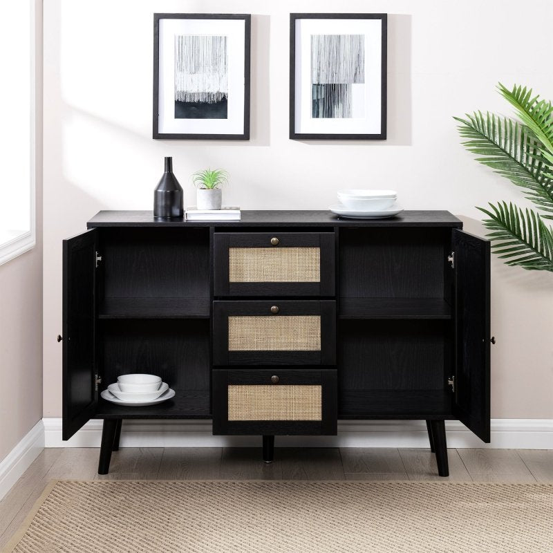 Avery Boho Rattan Buffet Sideboard - FCHF CITY