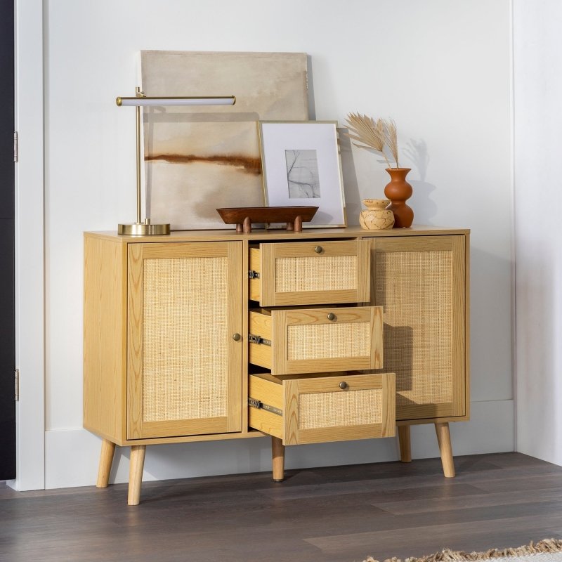 Avery Boho Rattan Buffet Sideboard - FCHF CITY
