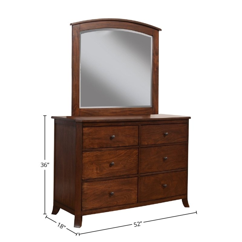 Baker Dresser, Mahogany - FCHF CITY