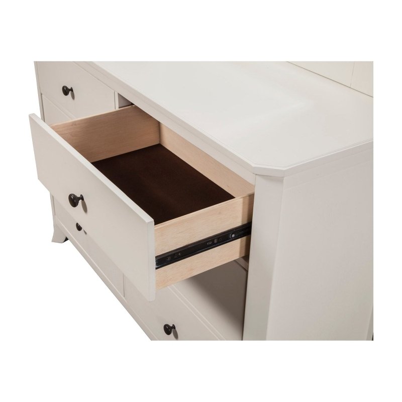 Baker Dresser, White - FCHF CITY