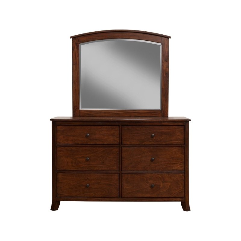 Baker Mirror, Mahogany - FCHF CITY