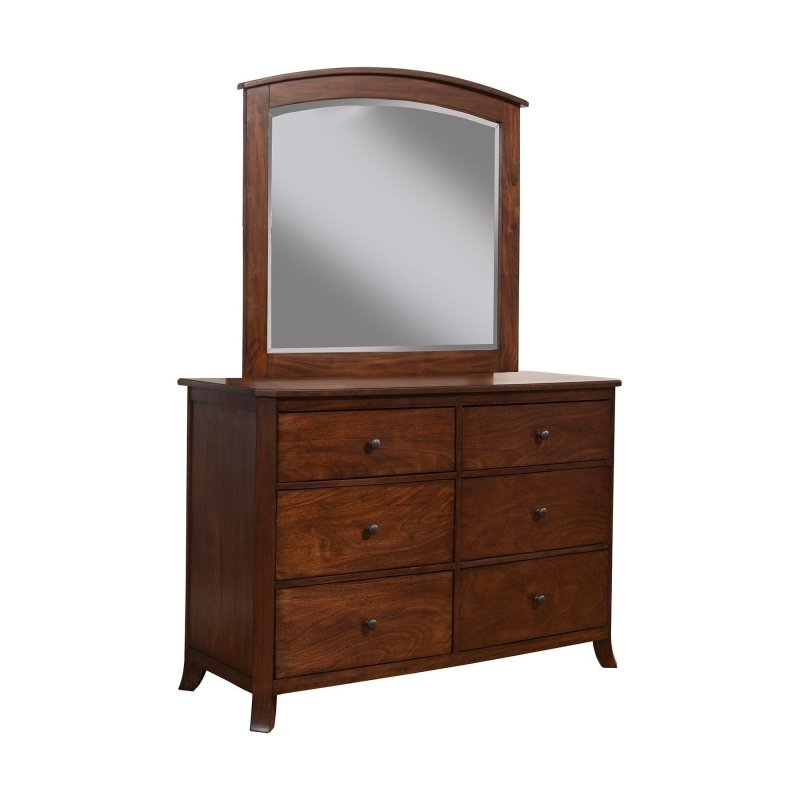 Baker Mirror, Mahogany - FCHF CITY