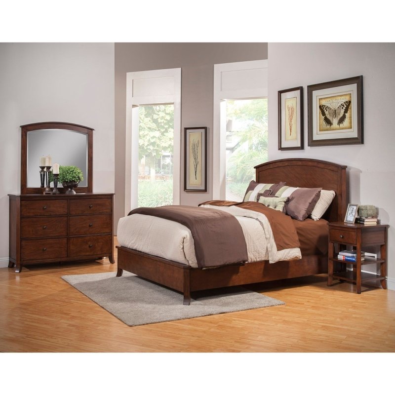 Baker Mirror, Mahogany - FCHF CITY