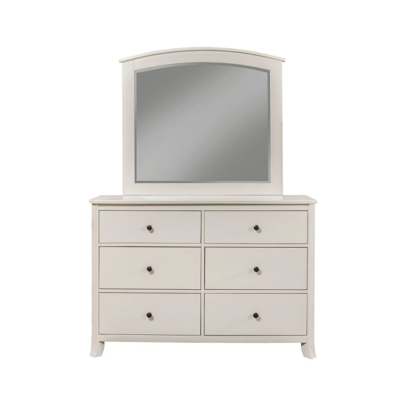 Baker Mirror, White - FCHF CITY