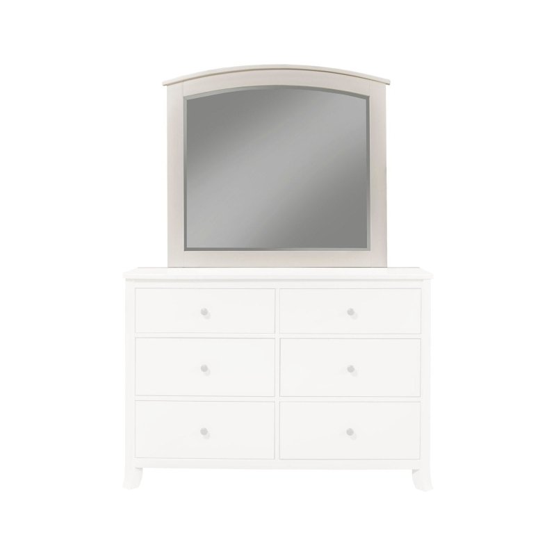 Baker Mirror, White - FCHF CITY