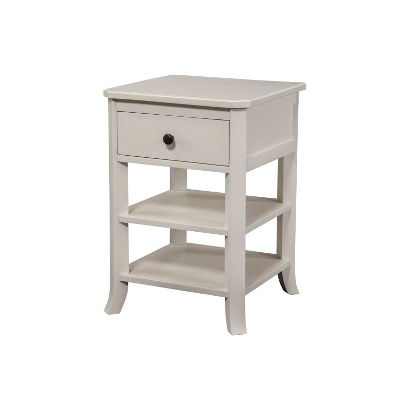 Baker Nightstand, White - FCHF CITY