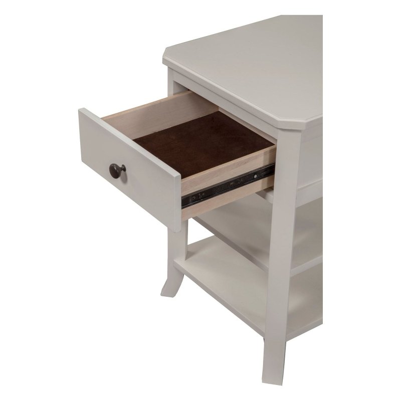 Baker Nightstand, White - FCHF CITY