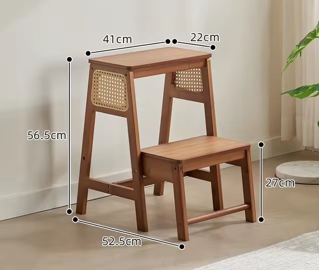 Bamboo Ladder Stool - FCHF CITY