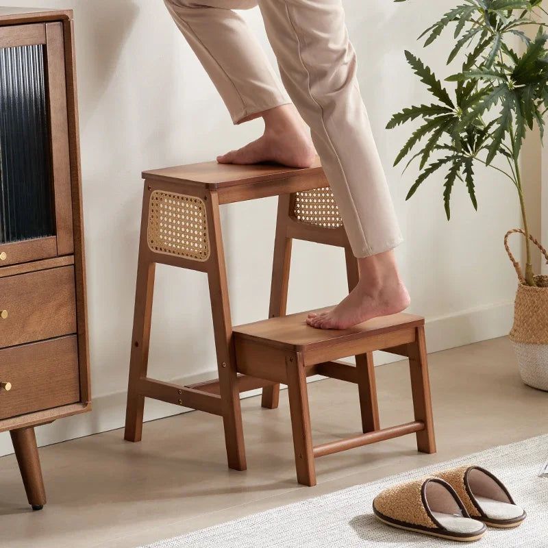 Bamboo Ladder Stool - FCHF CITY