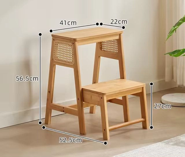 Bamboo Ladder Stool - FCHF CITY