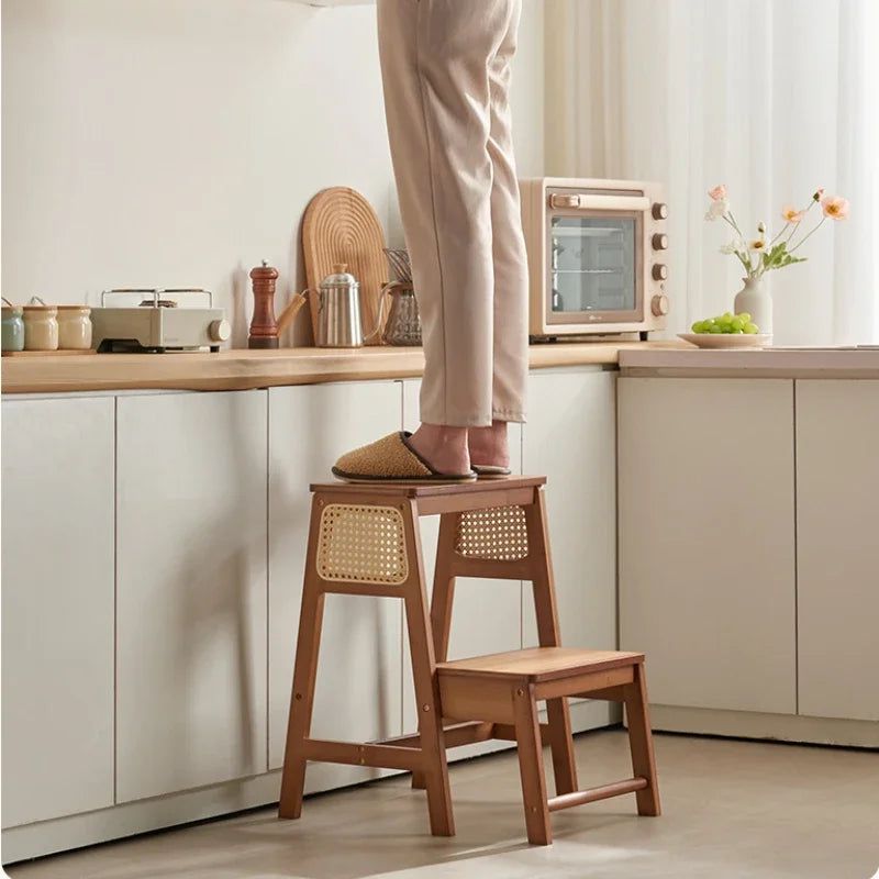 Bamboo Ladder Stool - FCHF CITY