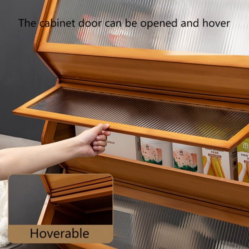 Bamboo Stackable Storage Cabinets - FCHF CITY