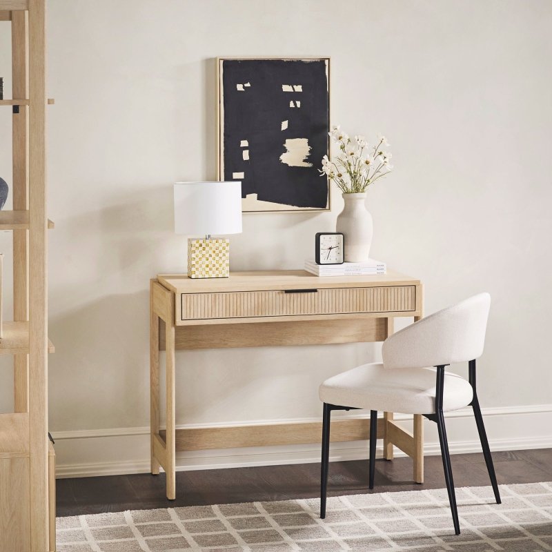 Bayard Modern Reeded Writing Desk - FCHF CITY