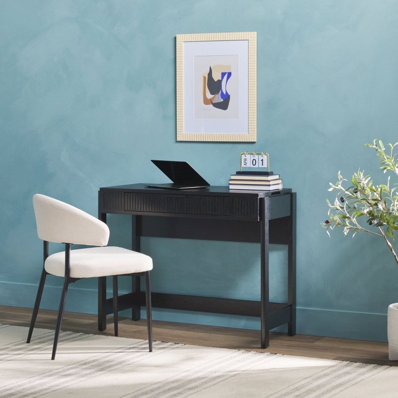 Bayard Modern Reeded Writing Desk with Lift Top - FCHF CITY
