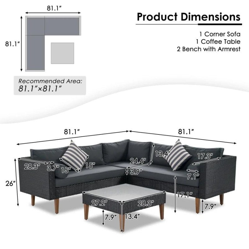 Becket Outdoor Sofa Set - FCHF CITY