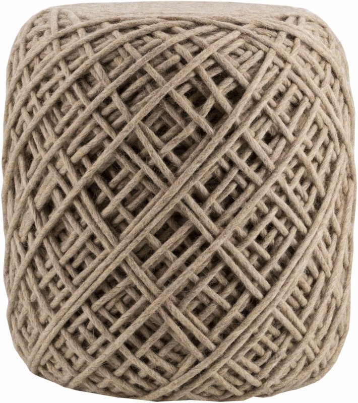 Bellingen Beige Pouf - FCHF CITY