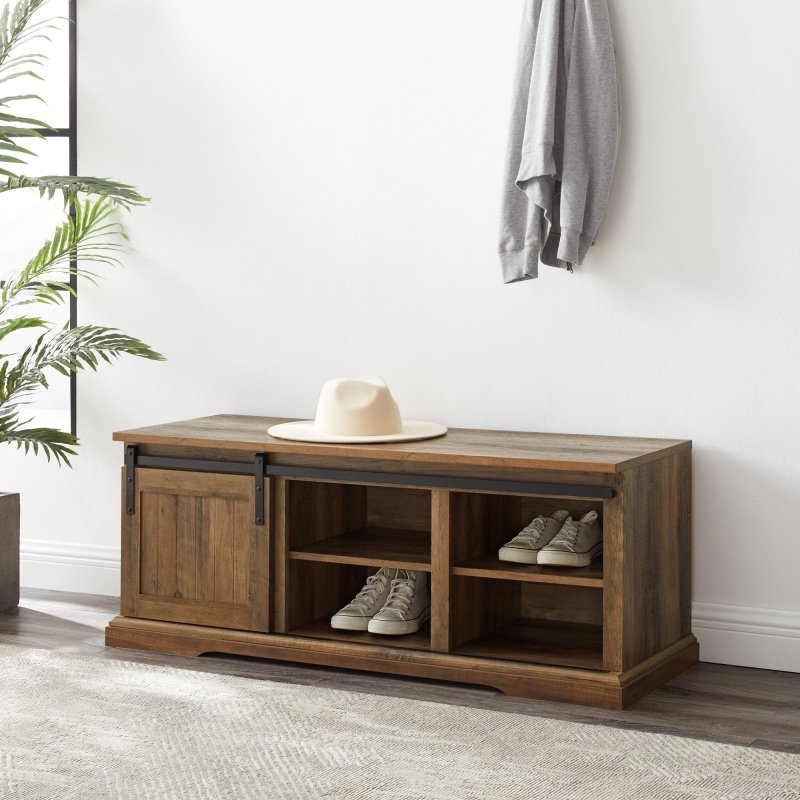 Belvedere Sliding Door Entry Bench - FCHF CITY