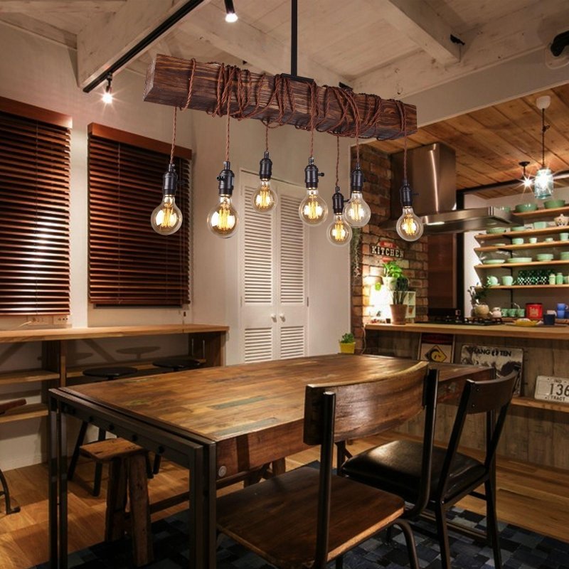 Belz 8 - Light Kitchen Island Bulb Pendant Light - FCHF CITY