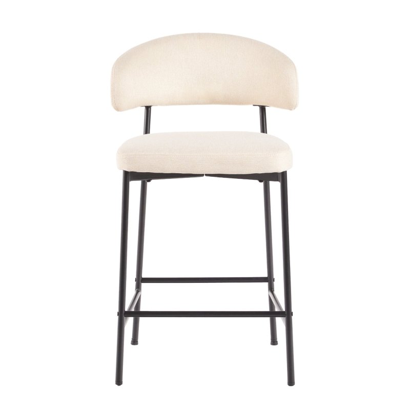 Benton Modern Upholstered Bar Stool, Set of 2 - FCHF CITY