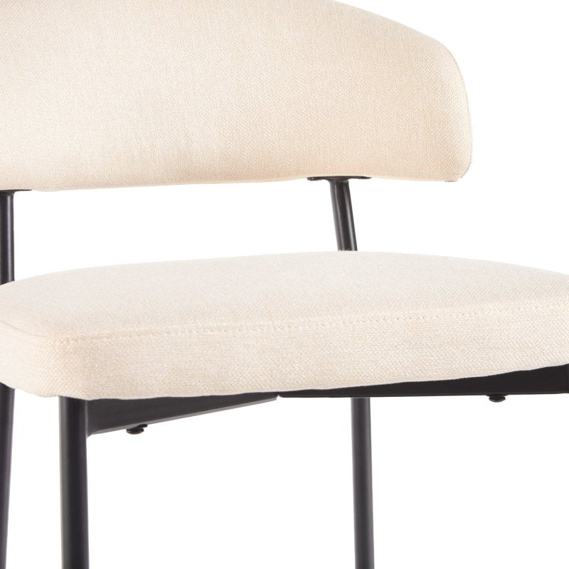 Benton Modern Upholstered Bar Stool, Set of 2 - FCHF CITY