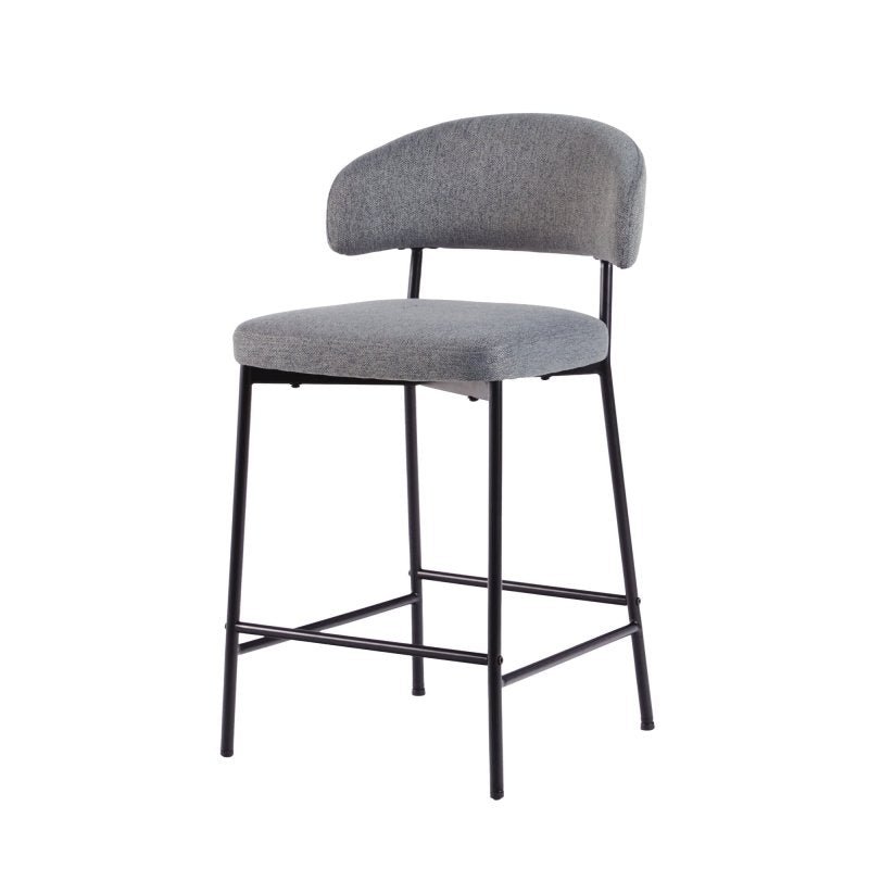 Benton Modern Upholstered Bar Stool, Set of 2 - FCHF CITY