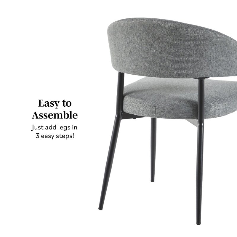 Benton Modern Upholstered Dining Chair, set of 2 - FCHF CITY