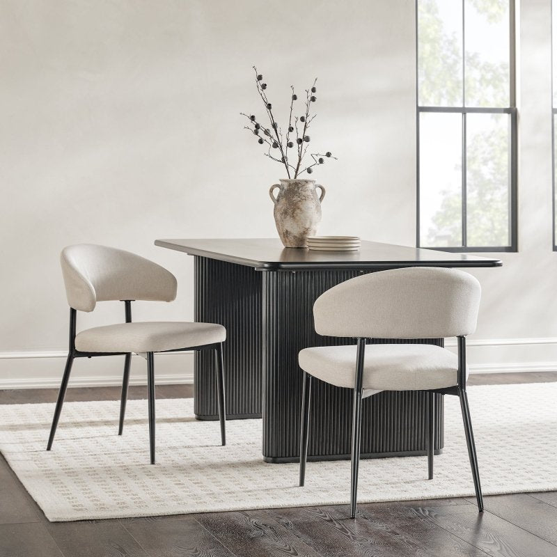 Benton Modern Upholstered Dining Chair, set of 2 - FCHF CITY