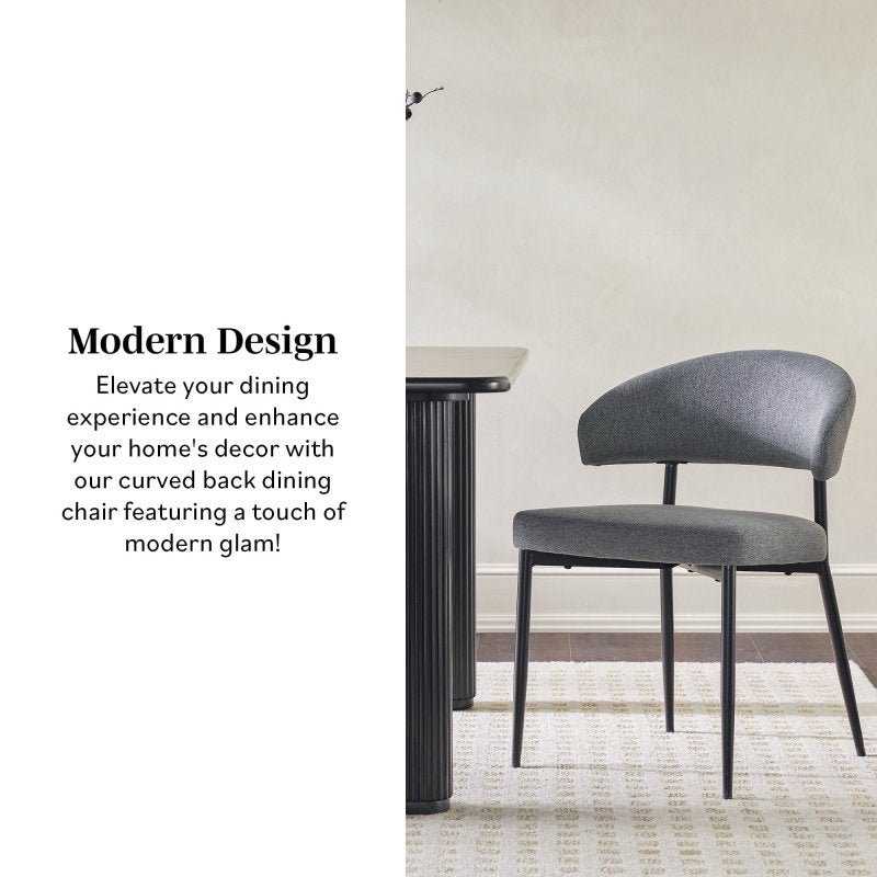 Benton Modern Upholstered Dining Chair, set of 2 - FCHF CITY