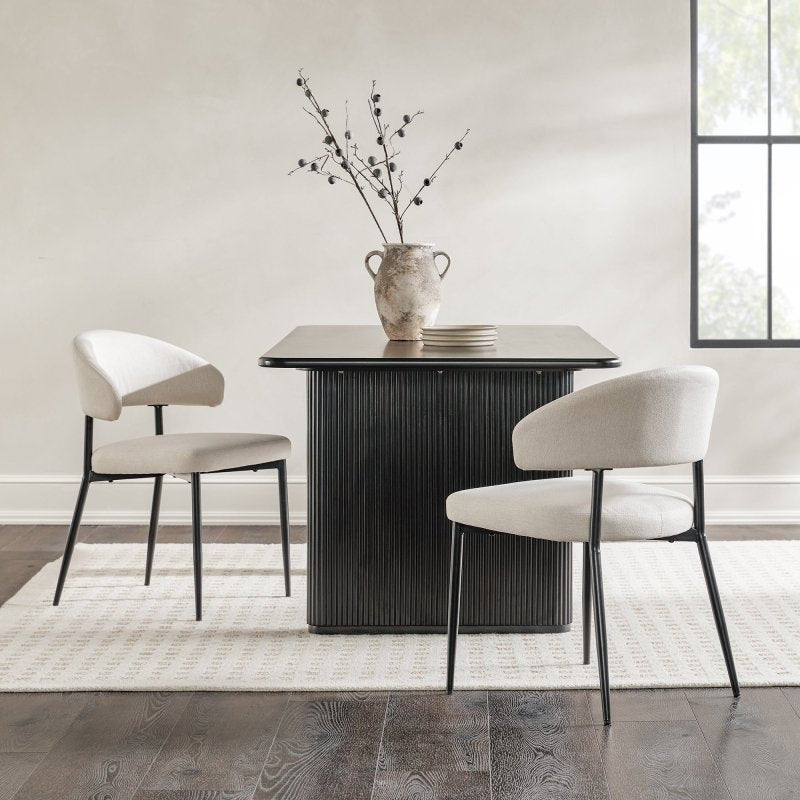 Benton Modern Upholstered Dining Chair, set of 2 - FCHF CITY