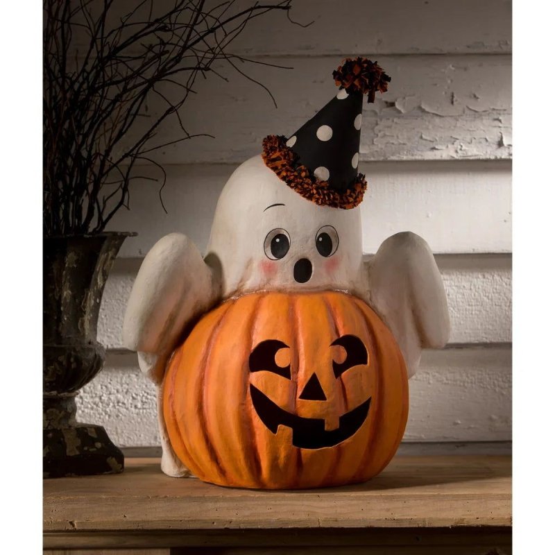 Boo Ghost Jack - O - Lantern Halloween Decoration - FCHF CITY
