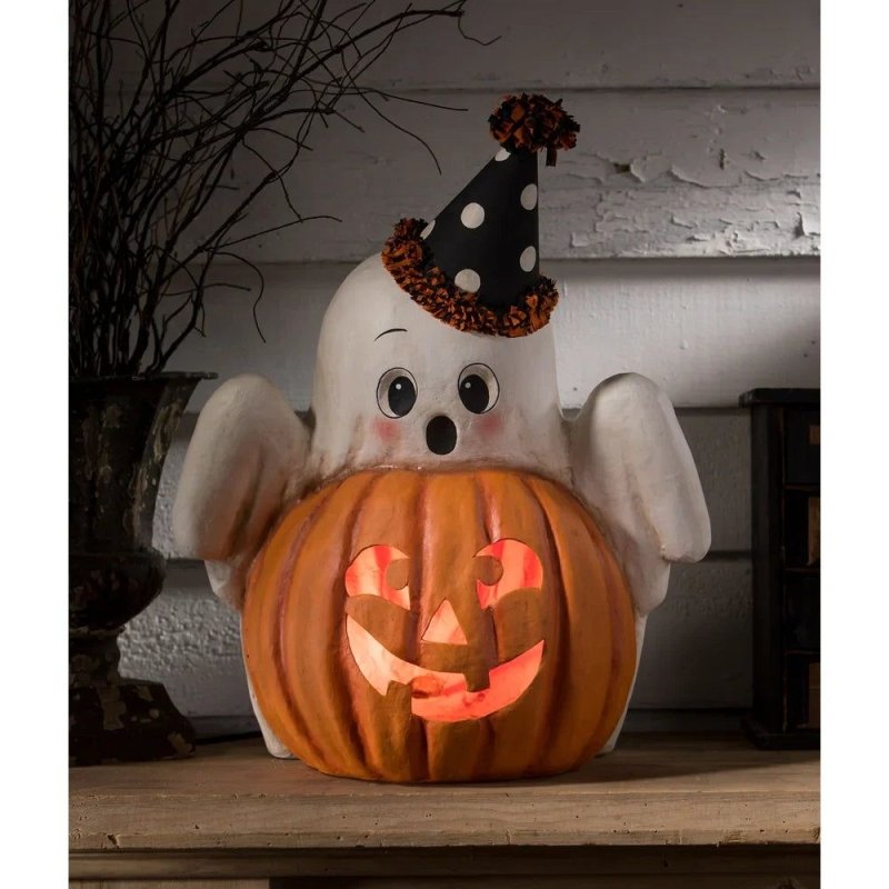 Boo Ghost Jack - O - Lantern Halloween Decoration - FCHF CITY