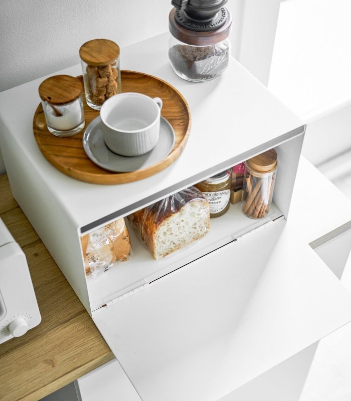 Bread Box - Two Styles - Steel + Wood - FCHF CITY