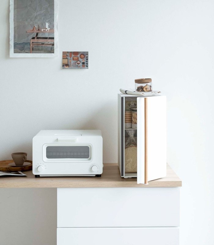 Bread Box - Two Styles - Steel + Wood - FCHF CITY