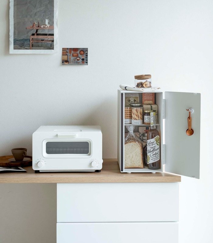 Bread Box - Two Styles - Steel + Wood - FCHF CITY