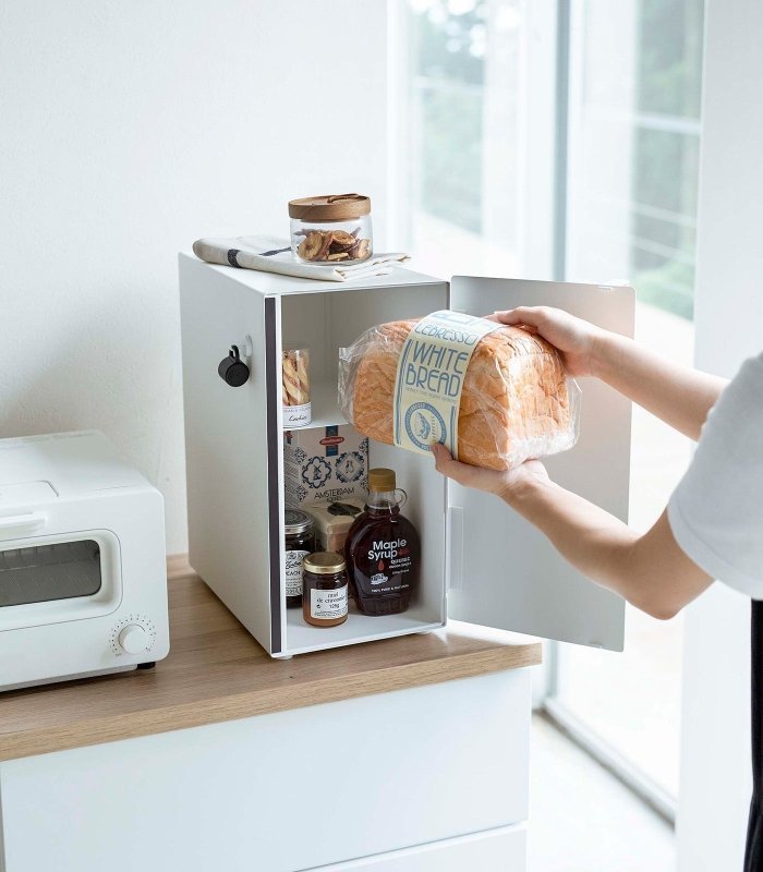 Bread Box - Two Styles - Steel + Wood - FCHF CITY
