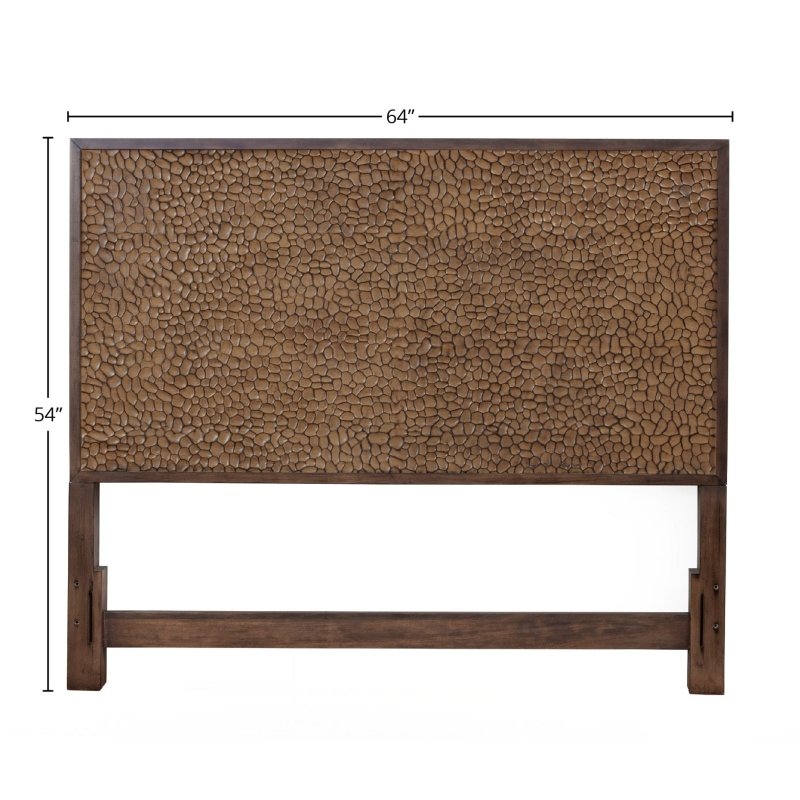 Brown Pearl Headboard, Brown Bronze - FCHF CITY
