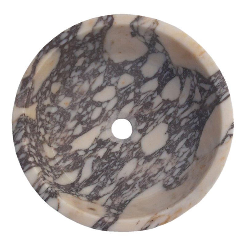 Calacatta Viola Marble Tapered Above Vanity Bathroom Sink Honed/Matte - FCHF CITY