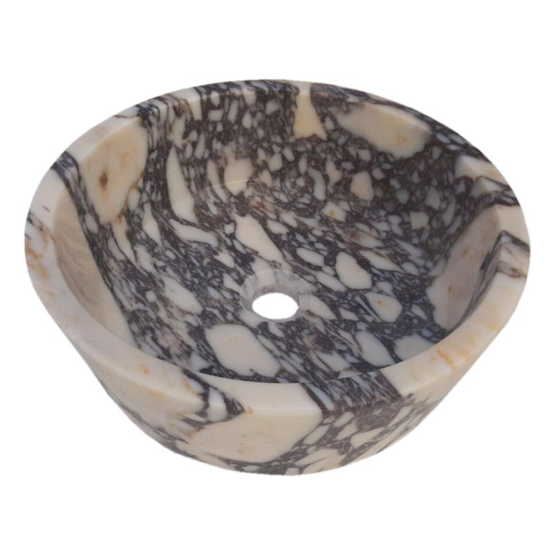 Calacatta Viola Marble Tapered Above Vanity Bathroom Sink Honed/Matte - FCHF CITY