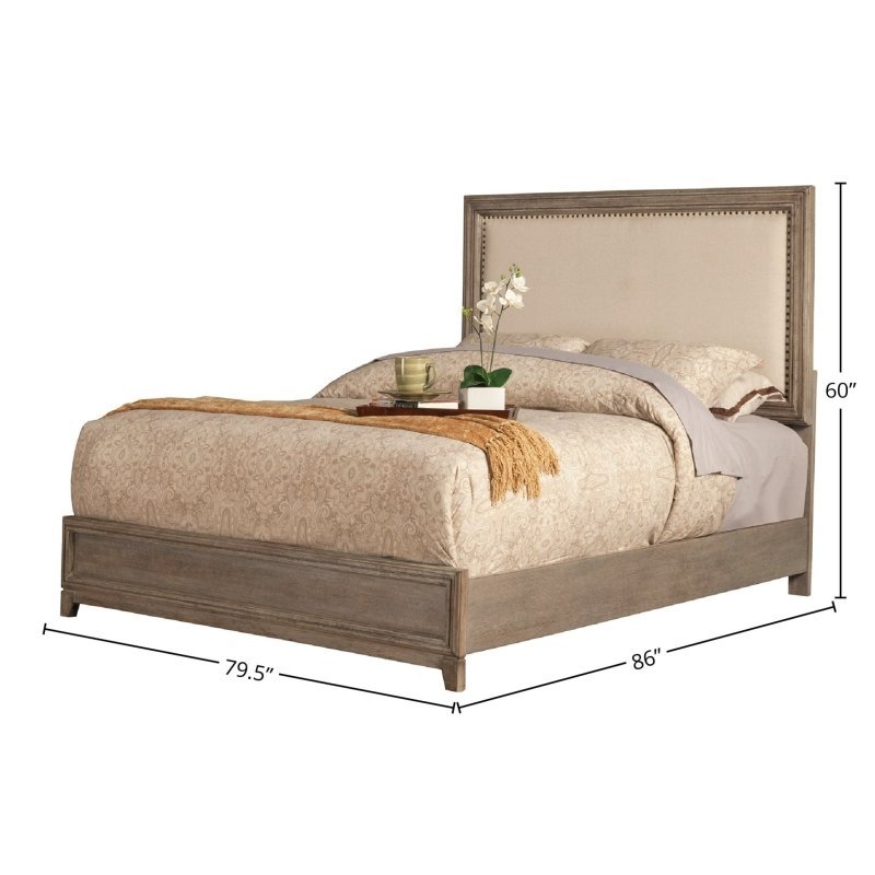 Camilla Bed, Antique Grey - FCHF CITY
